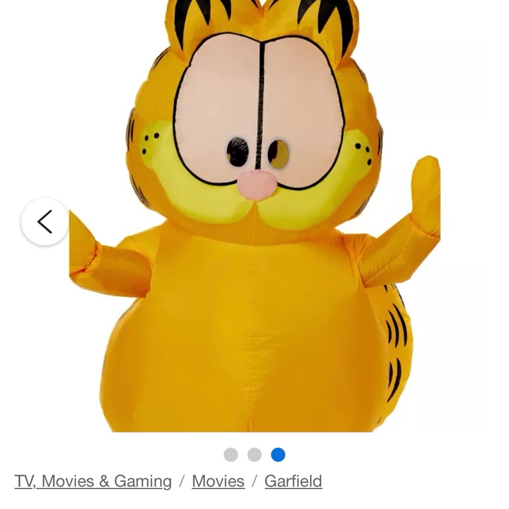 Garfield Inflatable costume - Picture 3 of 3